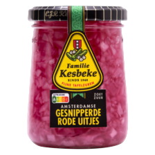 Kesbeke gesnipperde rode uitjes
